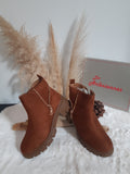 Bottines femme Camel