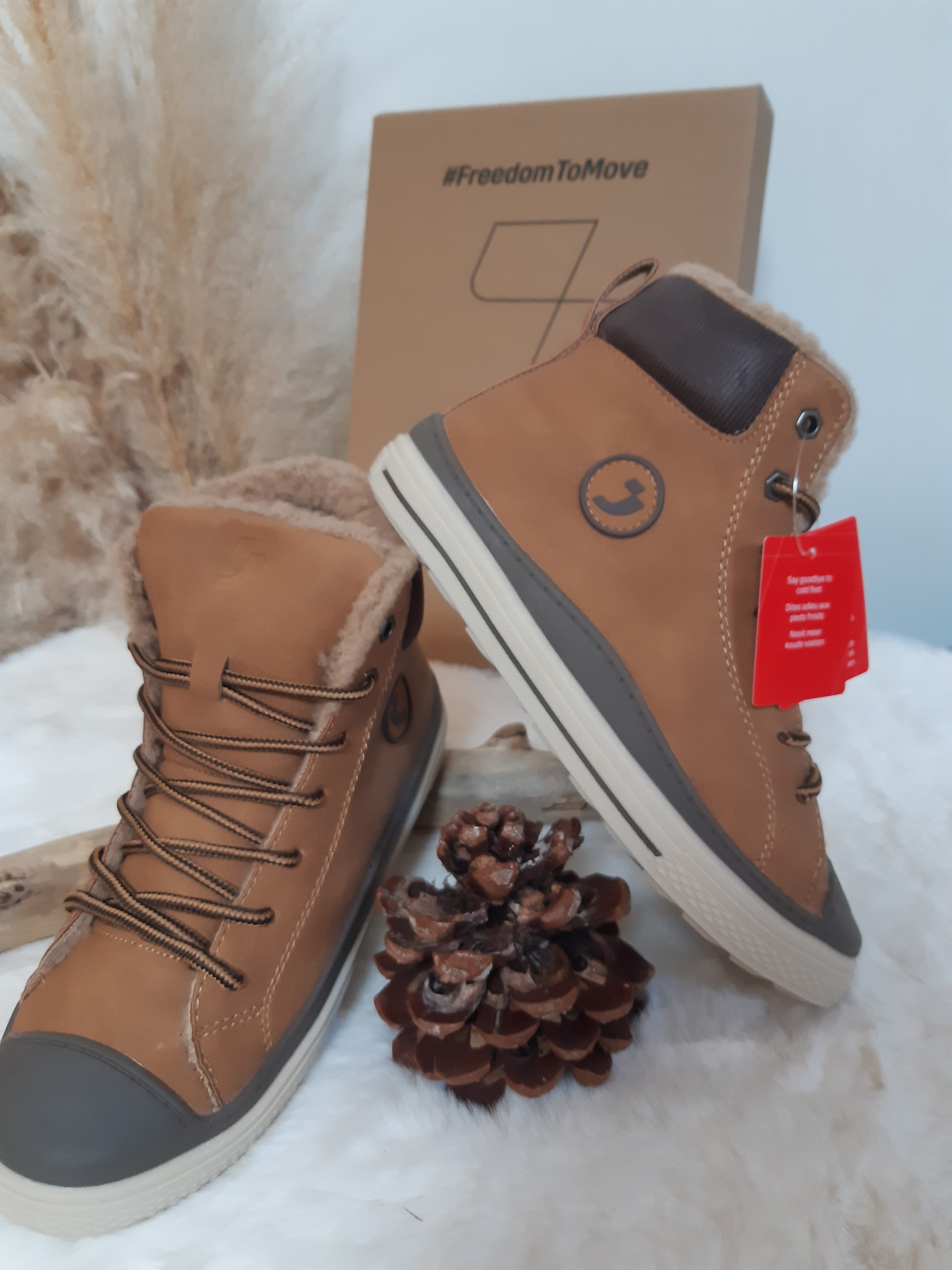 Baskets montantes fourrées