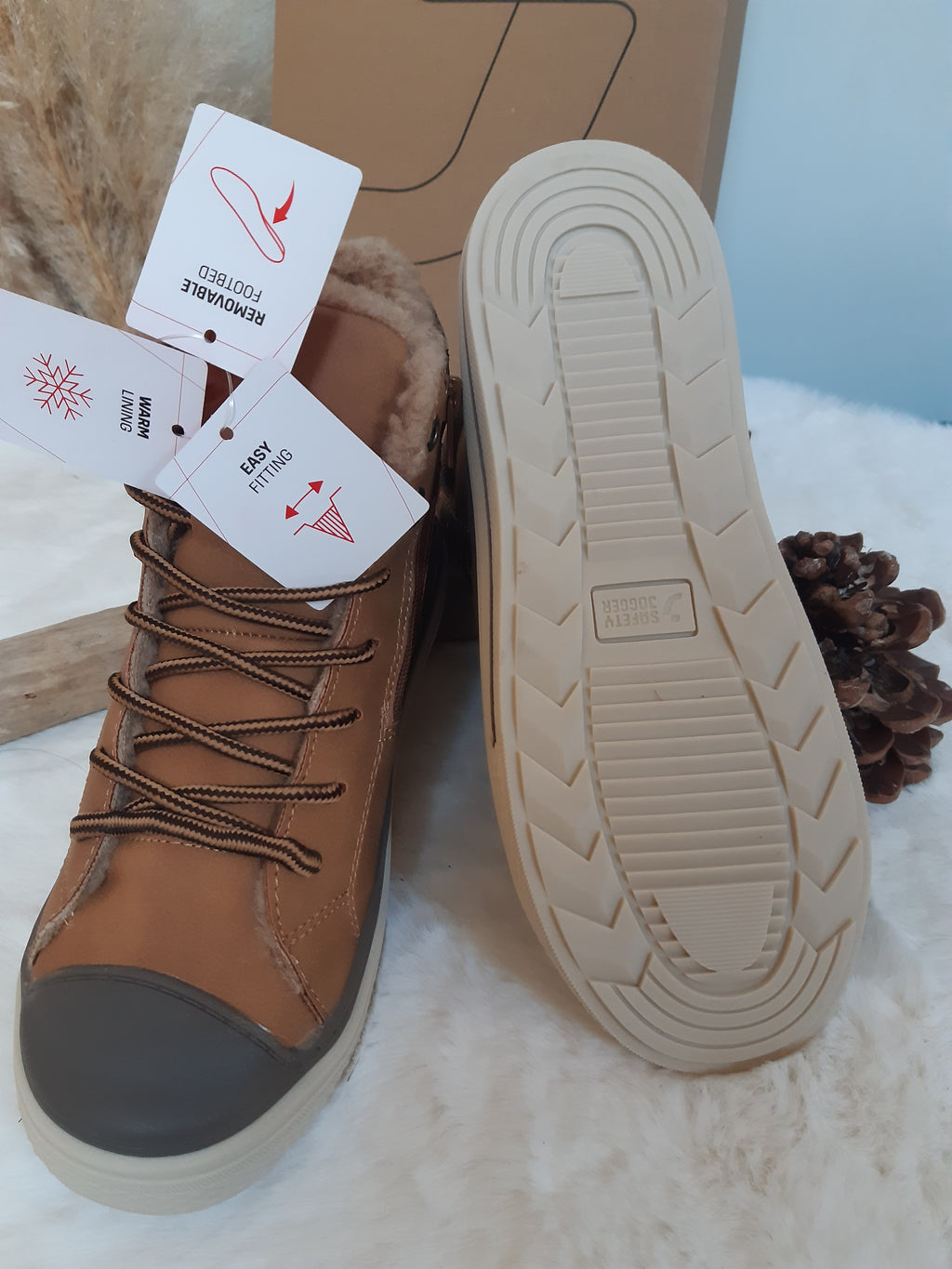 Baskets montantes fourrées