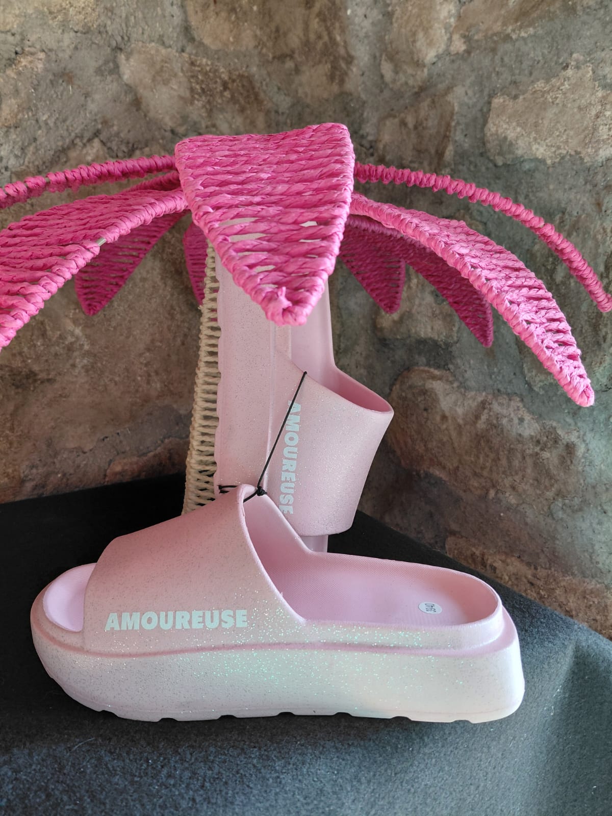 CLAQUETTES MESSAGES A PAILLETTES