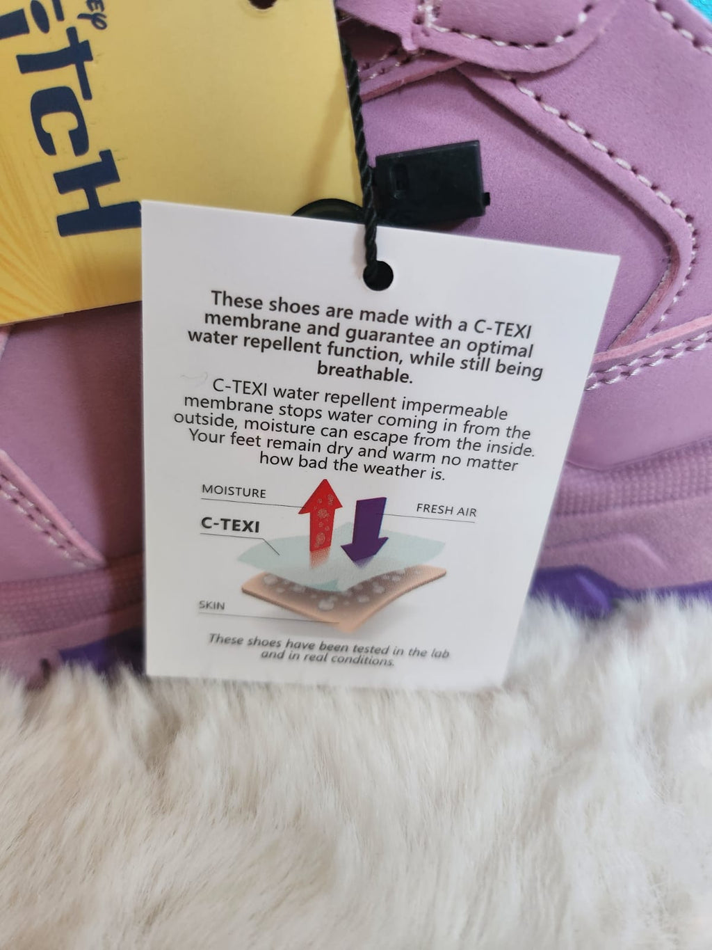 Baskets montantes Stitch