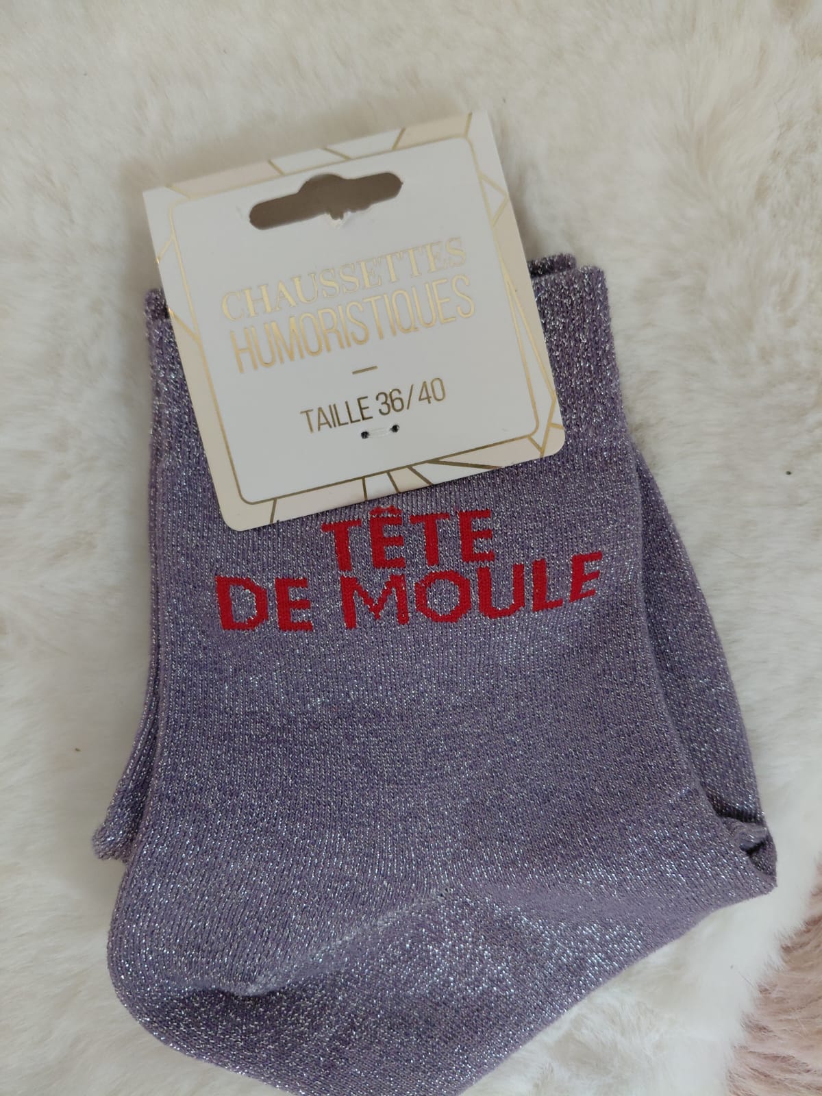 Chaussettes à paillettes