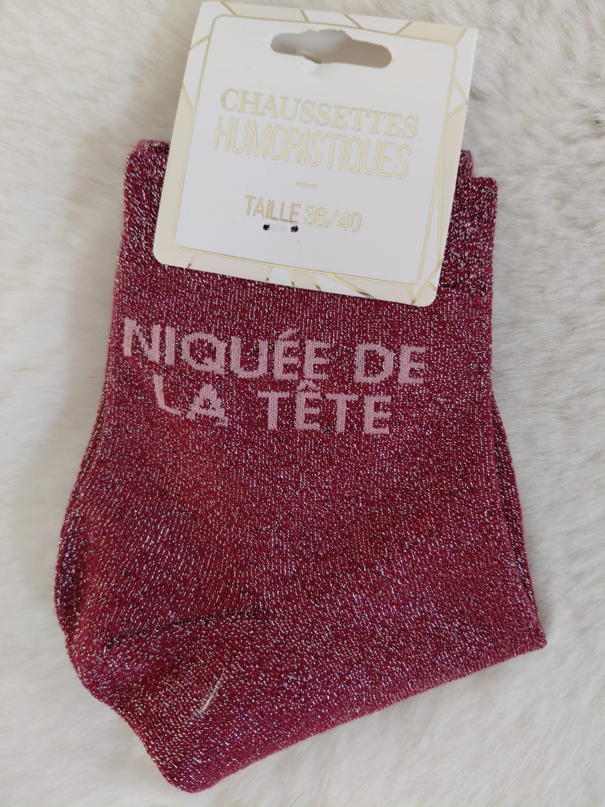 Chaussettes à paillettes