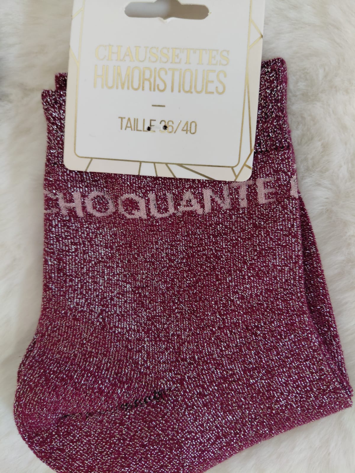 Chaussettes à paillettes