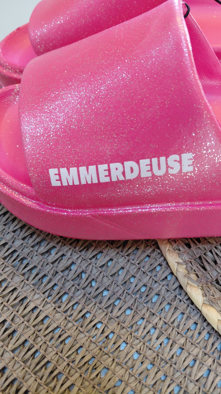 CLAQUETTES MESSAGES A PAILLETTES