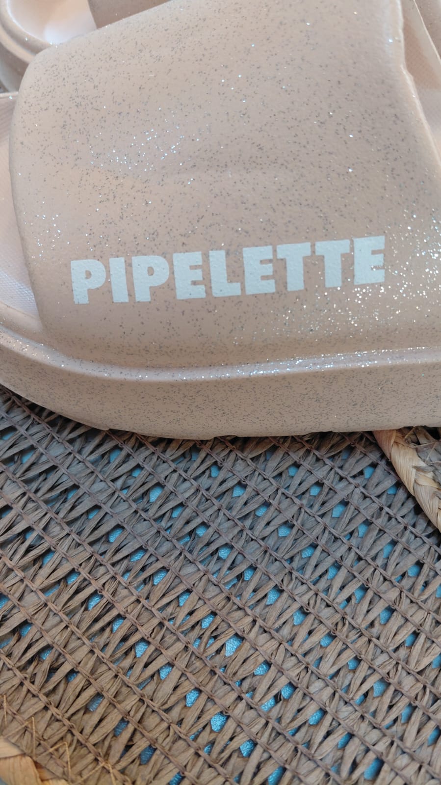 CLAQUETTES MESSAGES A PAILLETTES