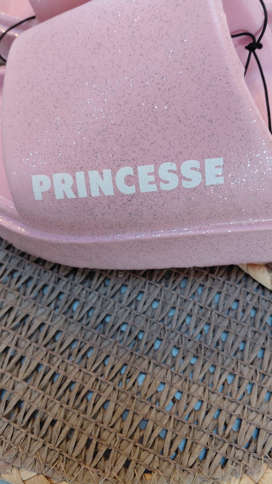 CLAQUETTES MESSAGES A PAILLETTES