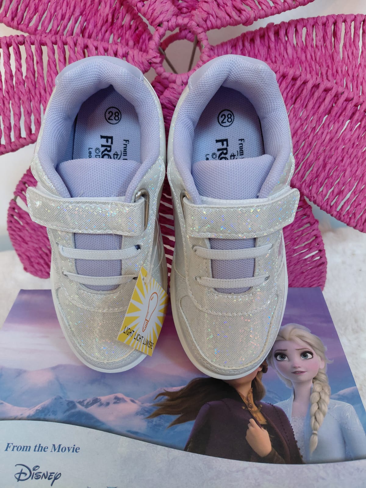 Baskets Reine des neiges Lumineuses